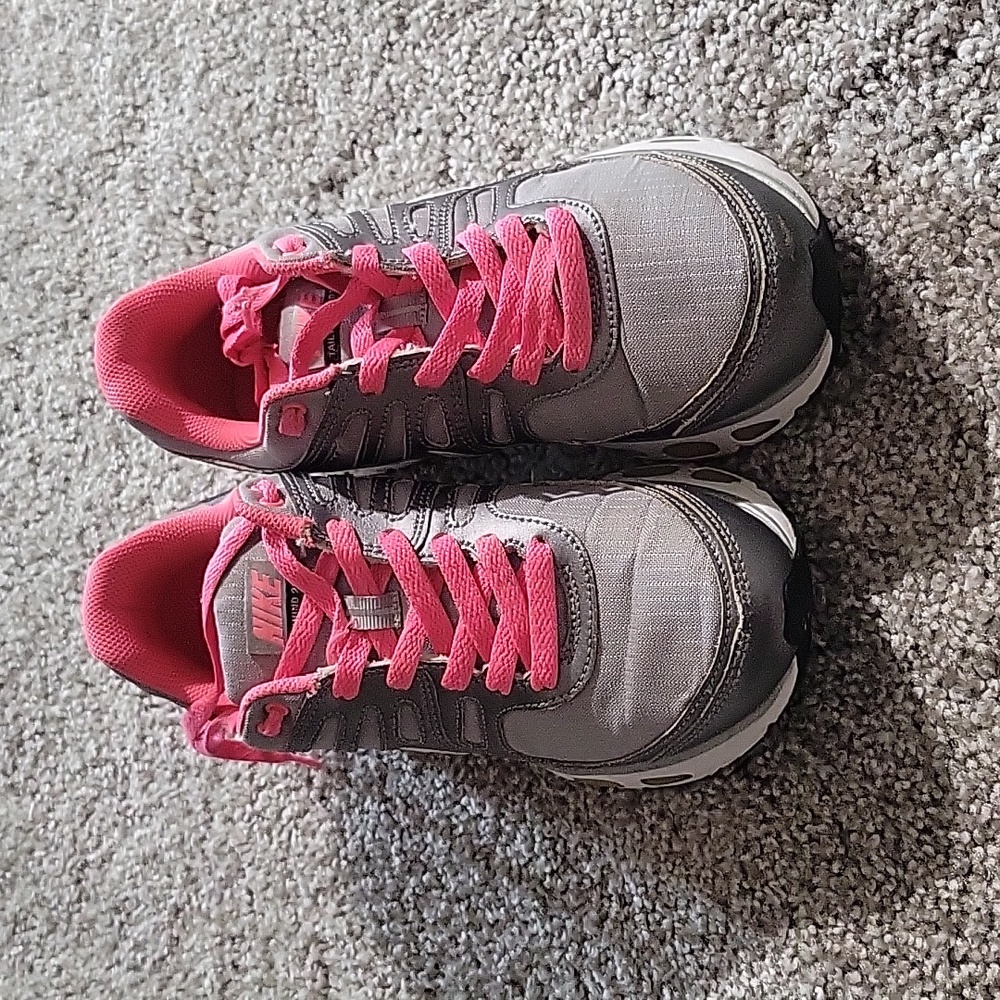 NIKE KIDS AIR MAX TAILWIND 2010 (GS) YOUTH SIZES GREY/PINK